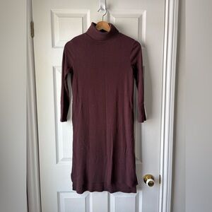 Twik Long Sleeve Purple/Maroon Dress